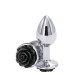 Анальний корок NS Novelties REAR ASSETS ROSE SMALL BLACK