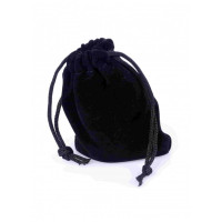 Анальна пробка з каменем Plug-Jewellery Dark Silver PLUG- Red розмір S