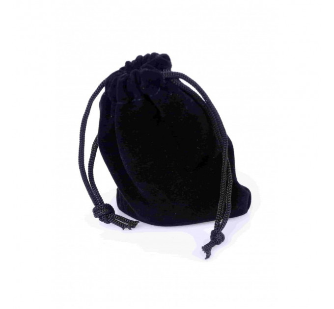 Анальна пробка з каменем Plug-Jewellery Dark Silver PLUG- Red розмір S