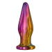 Анальна пробка з вібрацією скляна конусна Dream Toys GLAMOUR GLASS
