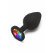 Анальная пробка средняя Rainbow Booty Jewel M Toy Joy