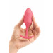 Бесшовная силиконовая анальная пробка с утяжелением B-Vibe - Snug Plug 2 коралловая