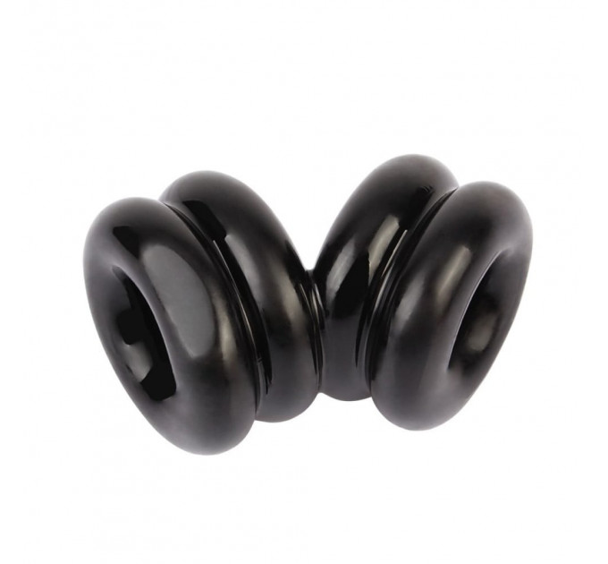 Подвійне ерекційне кільце Chisa GK Power Dual Chubby Support Ring, чорний