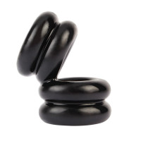 Подвійне ерекційне кільце Chisa GK Power Dual Chubby Support Ring, чорний