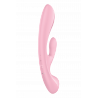 Подвійний вібратор кролик Satisfyer Triple Oh рожевий