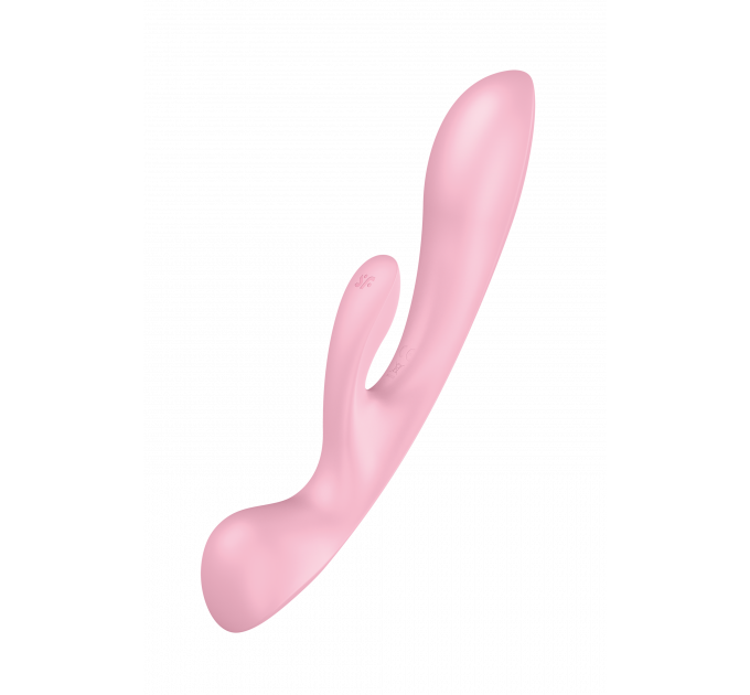 Двойной вибратор кролик SATISFYER TRIPLE OH PINK