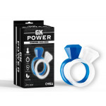 Набір ерекційних кілець Chisa GK Power Diamond Cock Ring у вигляді кілець з діамантами, 2 шт.