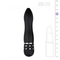 Вібратор Love Diamond Vibrator чорний, 11.4 см