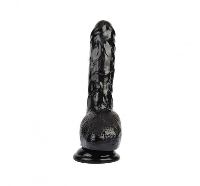 Фаллоимитатор на присоске Chisa Rubicon "Brunet Trick Penis" 25 см, черный