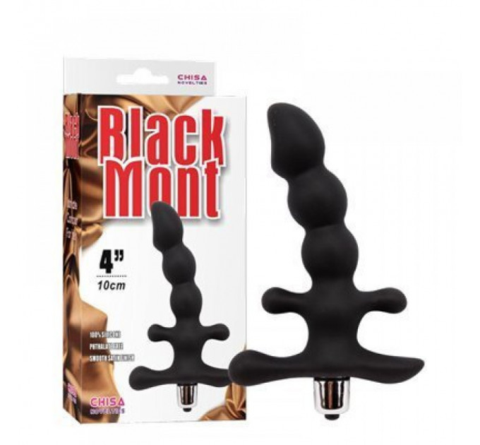 Физиологический массажер простаты Chisa Black Mont Silicone, черный