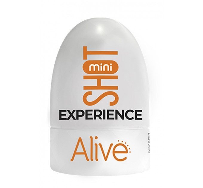 Карманный мастурбатор Alive Mini Shot Experience бежевый