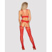 Комбинезон Obsessive Bodystocking G313 czerwony S/M/L