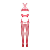 Комбінезон Obsessive Bodystocking G313 czerwony S/M/L