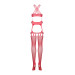 Комбинезон Obsessive Bodystocking G313 czerwony S/M/L