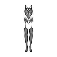 Комбінезон сітка Obsessive Bodystocking G139, чорний, One Size
