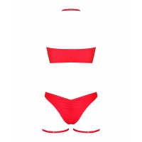Новогодний костюм Obsessive Kissmas set красный, S/M