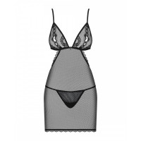 Пеньюар Obsessive Millagro та стрінги S/M
