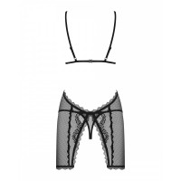 Пеньюар Obsessive Millagro та стрінги S/M