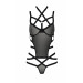 Корсет со стреп-лентами HAGAR CORSET black S/M - Passion