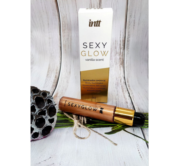 Крем шиммер для тела с ароматом ванили INTT Sexy Glow