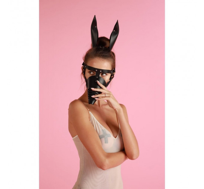 Маска Doberman MLA5 Candy Hero из кожи, ручная работа, черная