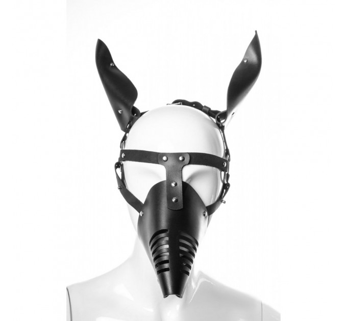 Маска Doberman MLA5 Candy Hero из кожи, ручная работа, черная