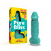 Мыло член на присоске Pure Bliss BIG бирюзовый, 18 см