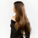 Парик длинный волнистый омбре Fetish Hair переход из темно-русого в светло-русый, 70 см