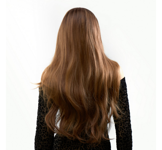 Парик длинный волнистый омбре Fetish Hair переход из темно-русого в светло-русый, 70 см