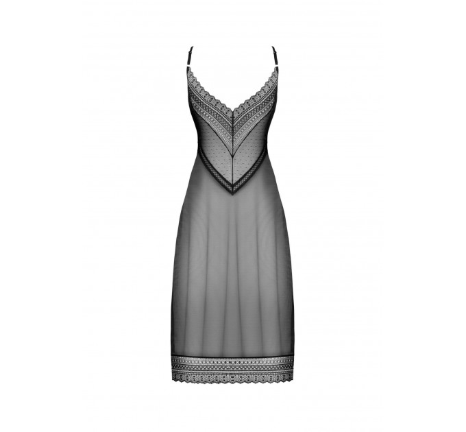 Пеньюар длинный Obssesive Estiqua chemise XL/2XL