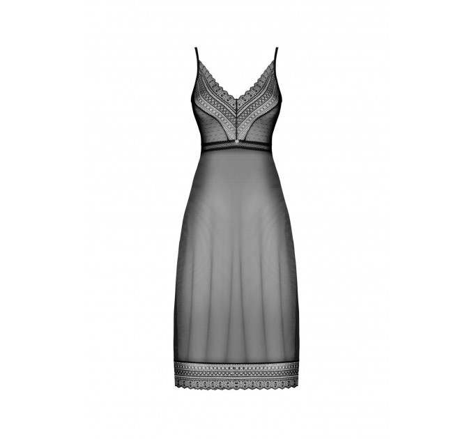 Пеньюар длинный Obssesive Estiqua chemise XL/2XL