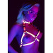 Портупея в виде бюстье с открытыми чашками Taboom Glow In The Dark с функцией свечения в темноте