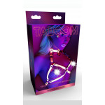Портупея в виде бюстье с открытыми чашками Taboom Glow In The Dark с функцией свечения в темноте