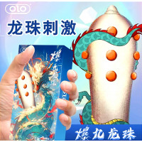 Презервативи OLO Nine Dragon (1 шт. презерватив із шипом та 1 шт. ультра тонкий презерватив)