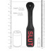 Шлепалка черная квадратная с надписью SLUT PADDLE 31,5 см