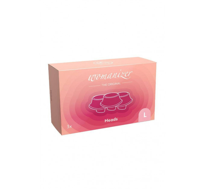 Змінні насадки Womanizer Premium, Eco, Classic, Liberty, Starlet 2, рожевий, розмір L