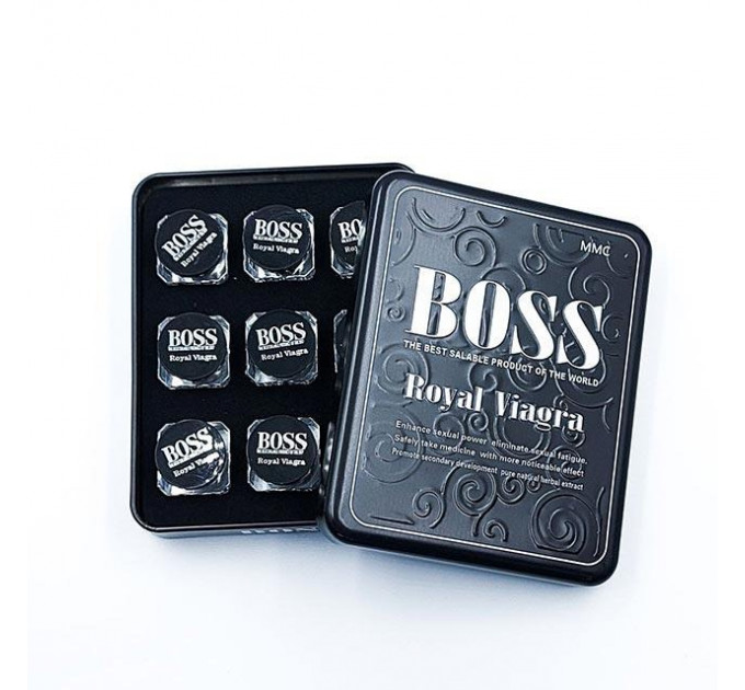 Таблетки для потенции Boss Royal Viagra за (цена за баночку, 3 капсулы)