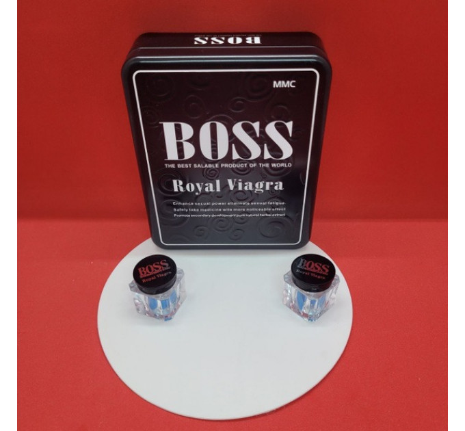 Таблетки для потенции Boss Royal Viagra за (цена за баночку, 3 капсулы)