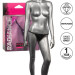 Трусики стринги со стразами и открытым доступом CalExotics Crotchless Thong, черный
