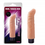 Вибратор из киберкожи на батарейках Chisa Real Touch XXX, бежевый