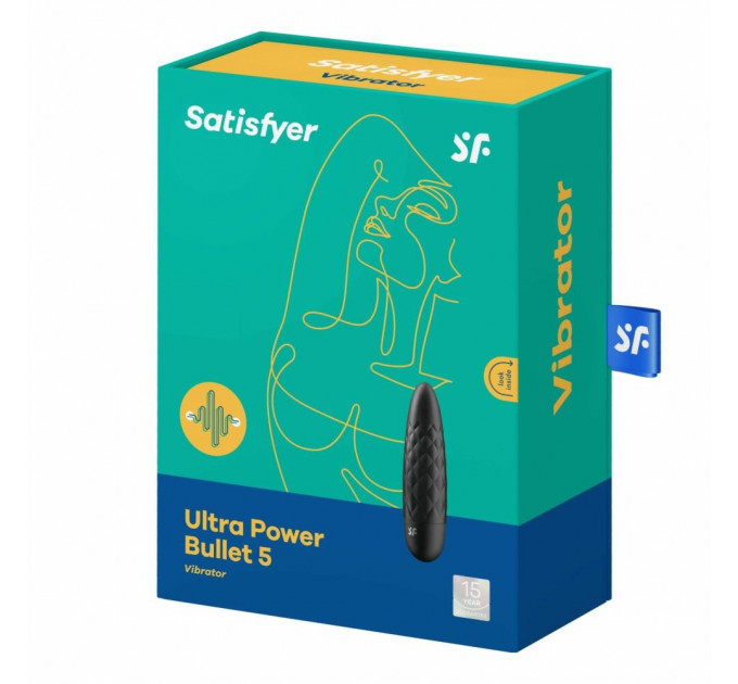 T360192 Вибропуля с глубокой вибрацией Satisfyer Ultra Power Bullet 5 Black