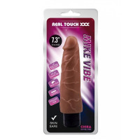 Вібратор реалістичний із кібершкіри Chisa Real Touch XXX Mike Vibe, коричневий