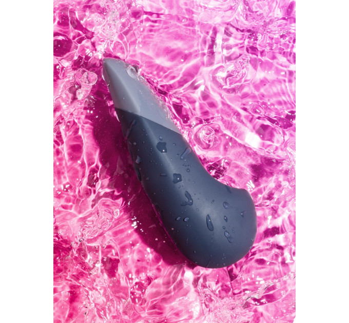 Вібратор для стимуляції клітора безшумний Womanizer Vibe, темно-синій