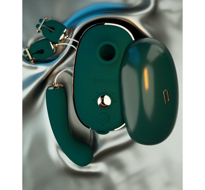 Вибратор для точки G,Qingnan No. 1 Super Soft G-spot Vibrator Green