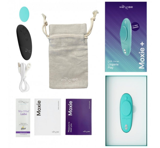 Вибратор в трусики WE-VIBE Moxie+ Aqua
