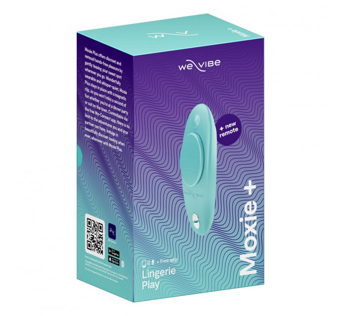 Вибратор в трусики WE-VIBE Moxie+ Aqua