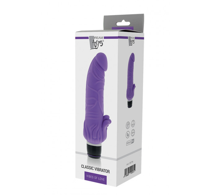 Вибромассажер PURRFECT SILICONE CLASSIC 7INCH, PURPLE