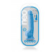 Фаллоимитатор с двойной плотностью NEO 7.5INCH COCK W. BALLS BLUE