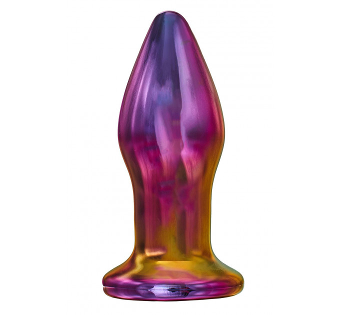 Анальна пробка із вібрацією скляна Dream Toys GLAMOUR GLASS PLUG