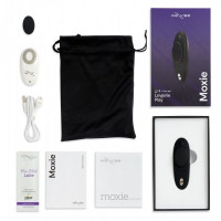 Вібратор в трусики Moxie від We-Vib з функцією управлінням з телефону BLACK